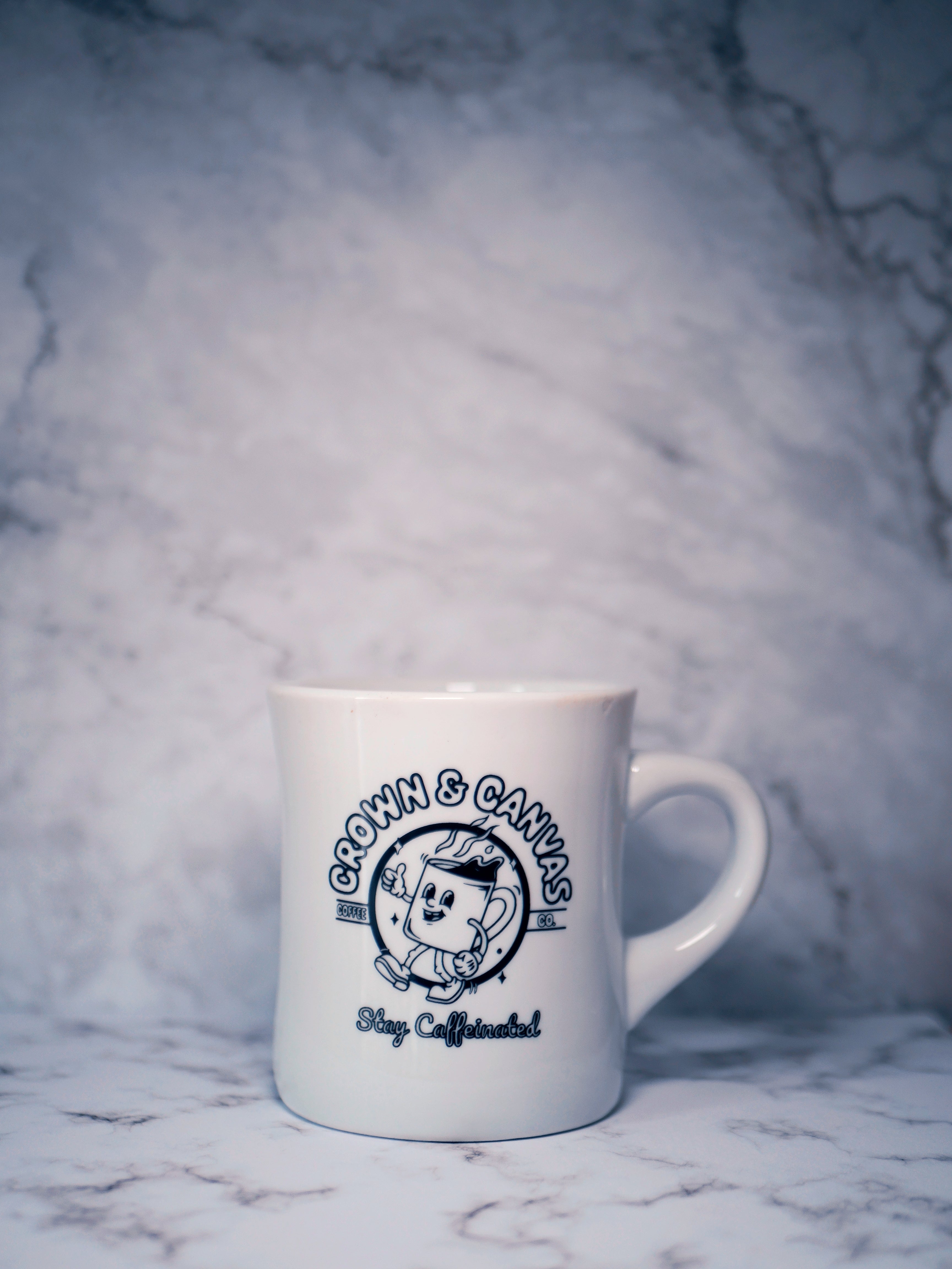 C&C Diner Mug V2 Crown & Canvas Coffee Co